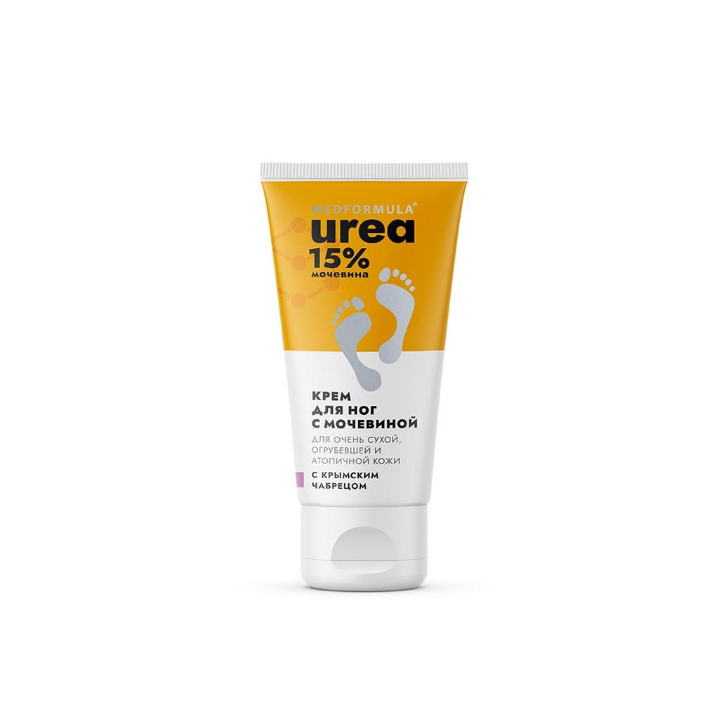 UREA Крем для ног 15% мочевины с крымским чабрецом, Дом природы