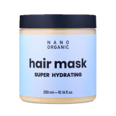 Увлаж. маска для норм., склонных к сухости, тусклых и ослабленных волос "Super Hydrating", 250 мл, Nano organic