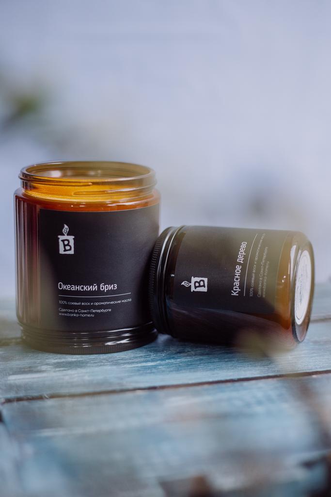 СВЕЧА В ТЕМНОЙ БАНКЕ 120 МЛ