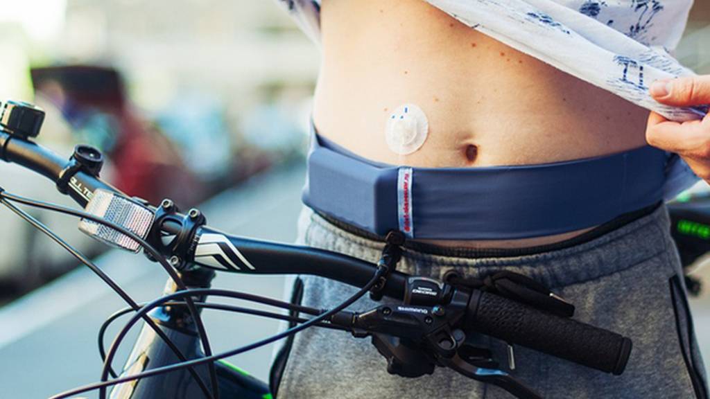 Нейлоновый пояс для ношения инсулиновой помпы на талии. «INSULA»