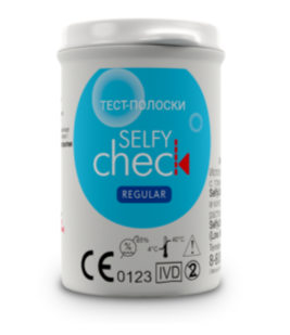Тест-полоски Герофарм Селфичек Регуляр 50 штук (SelfyCheck Regular)
