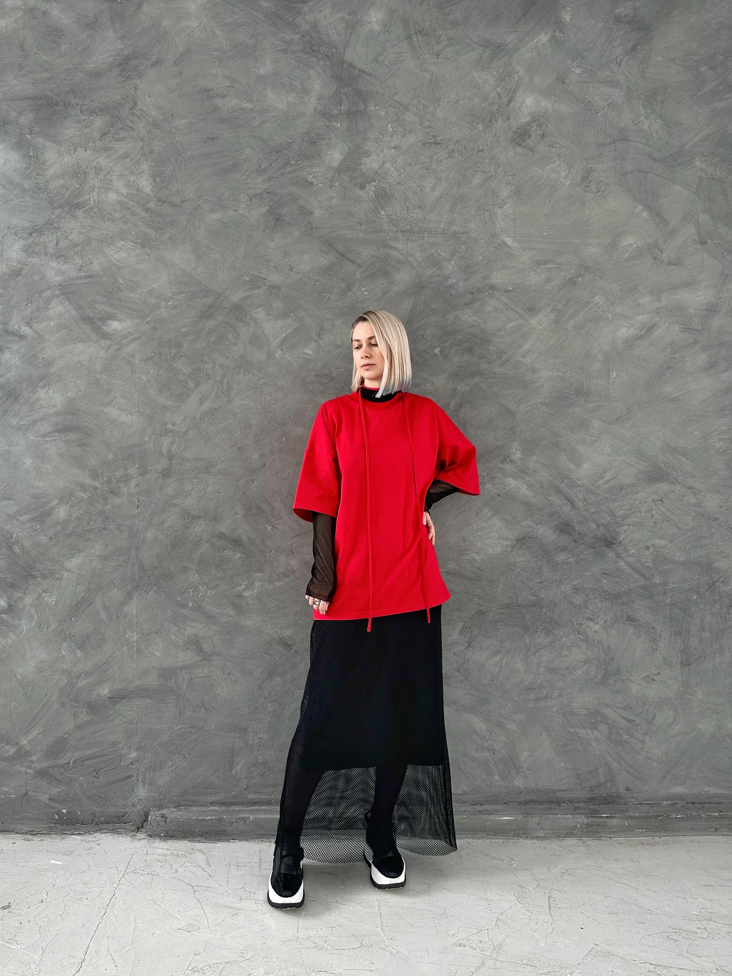 Футболка Oversize (unisex) красная