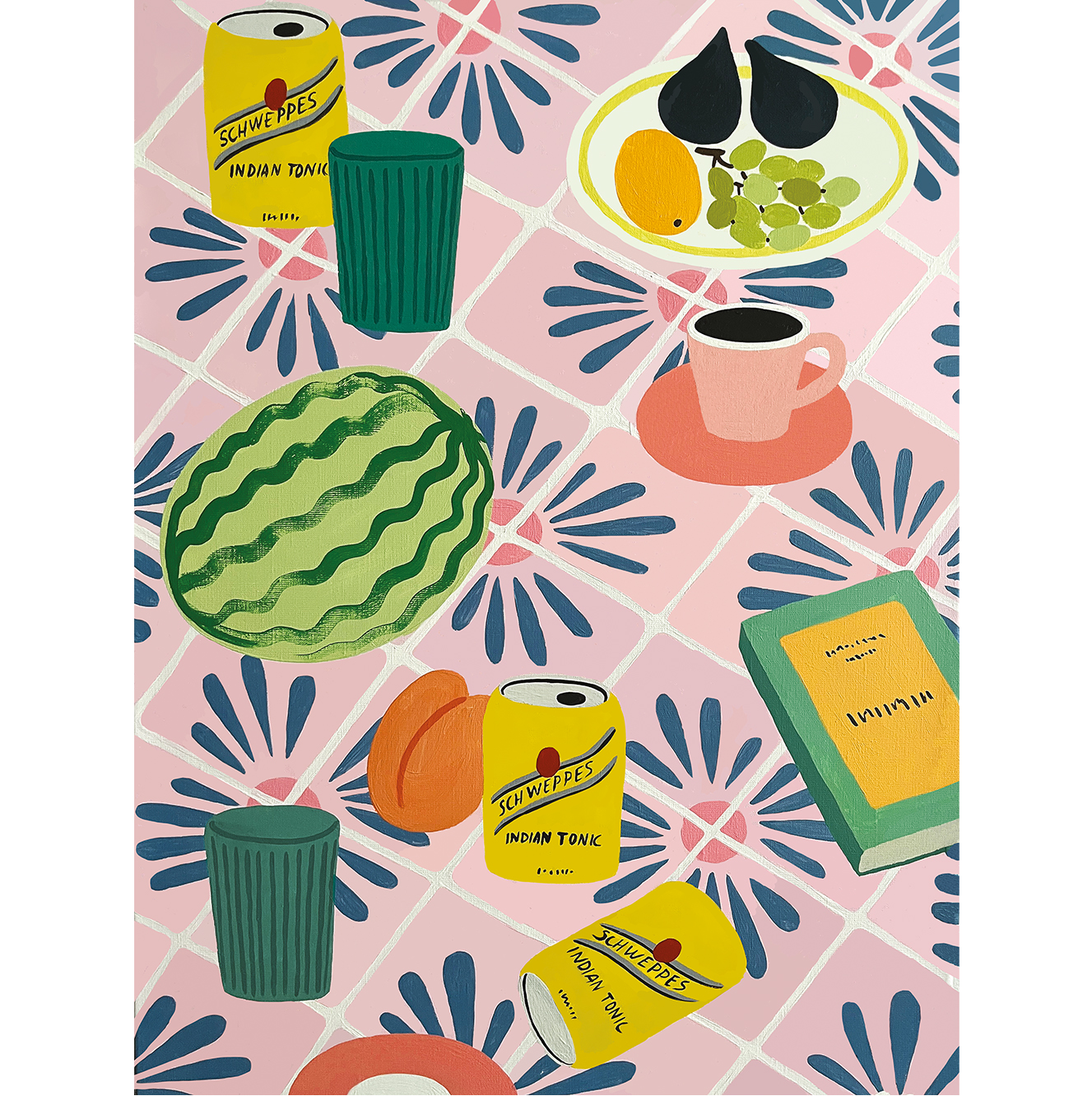 ПОСТЕР "НАТЮРМОРТ СО ШВЕППСОМ" 50х70