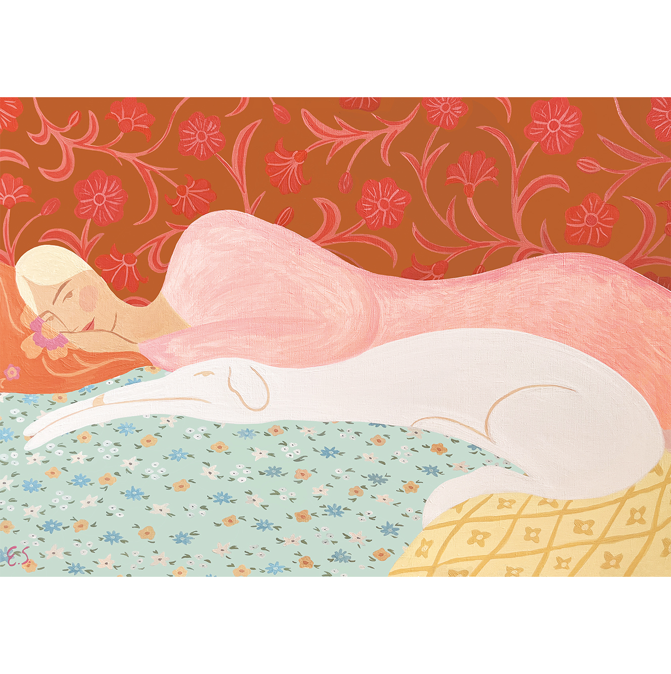 ПОСТЕР "РОЗОВЫЕ СНЫ" 50х70