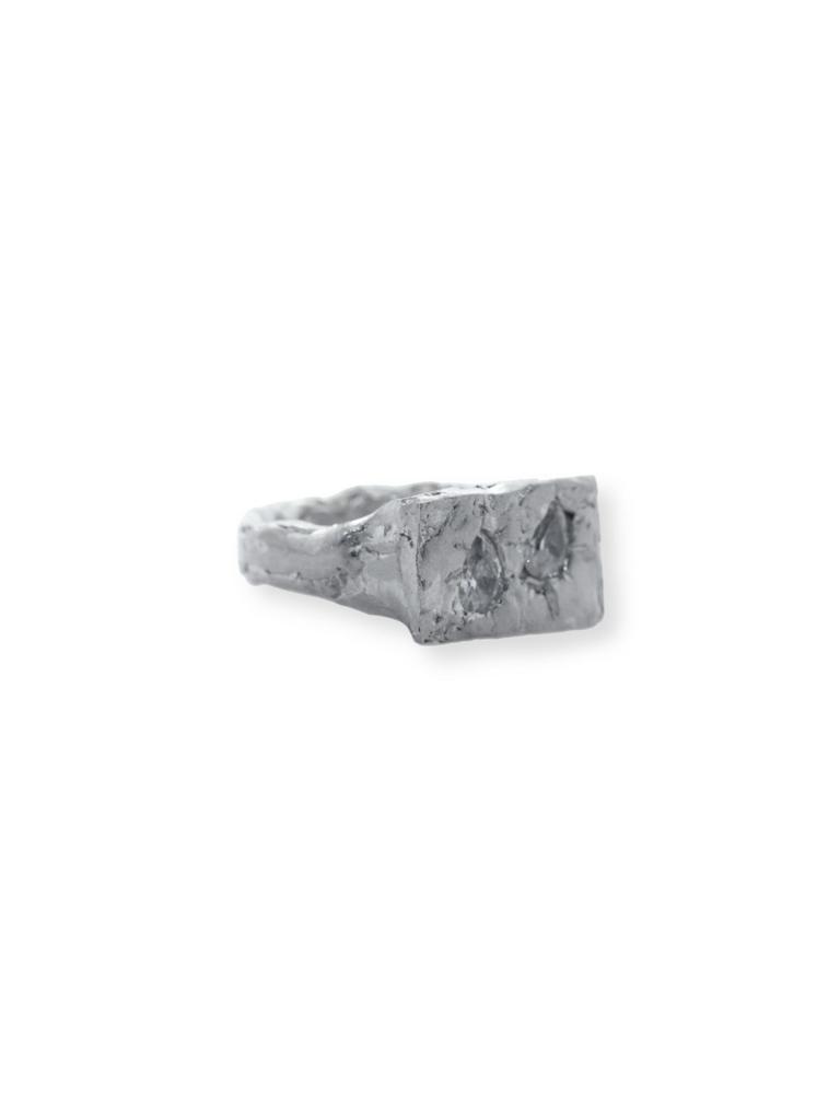 Кольцо Square ring clear SJEW
