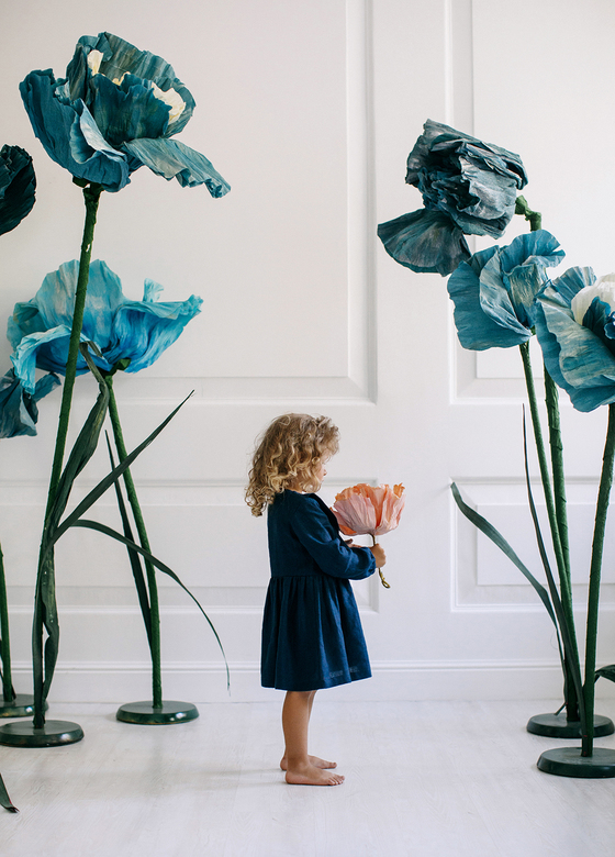 Платье 2:1 синее