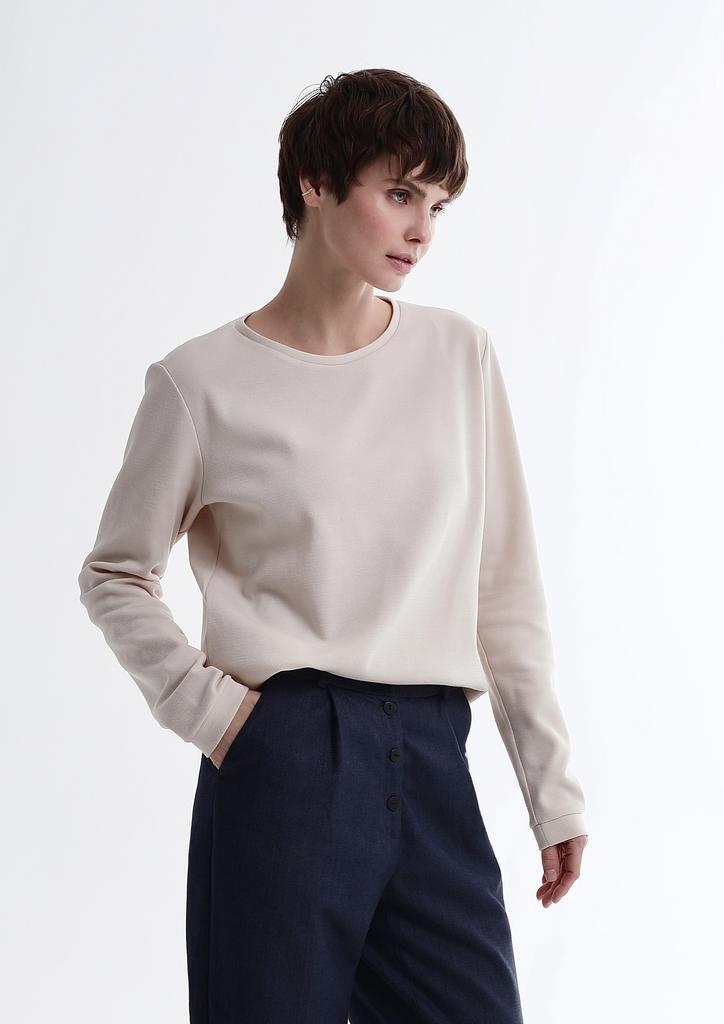 Джемпер из хлопка и шерсти