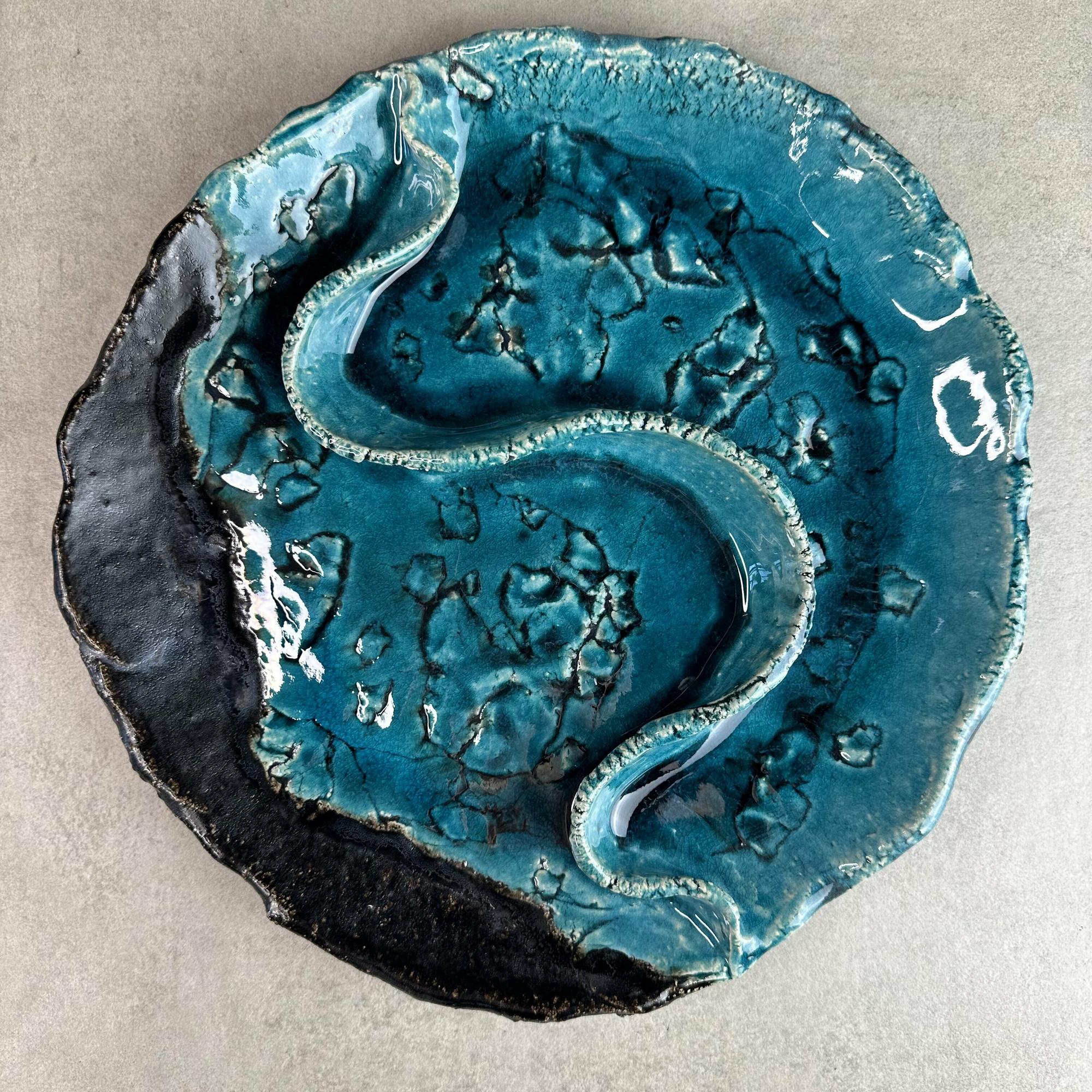 Менажница Морской камень. Диаметр 31 см