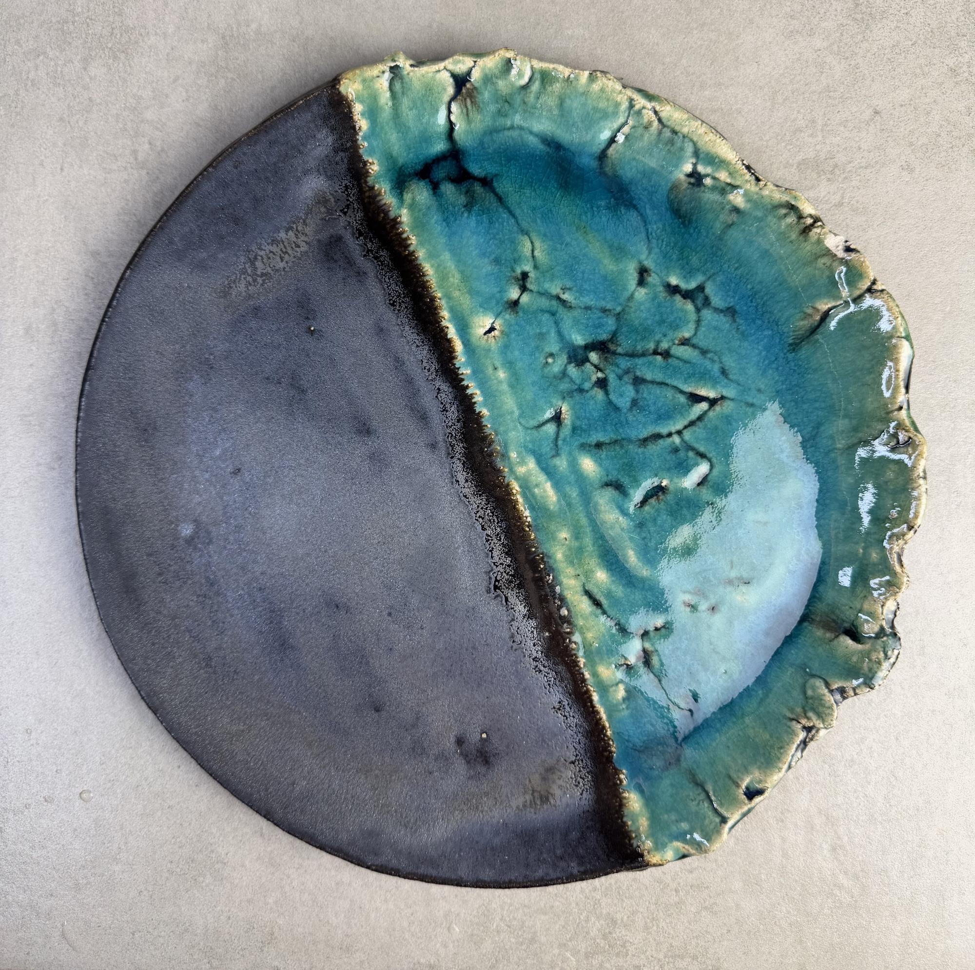 Блюдо Морской камень. Диаметр 29 см