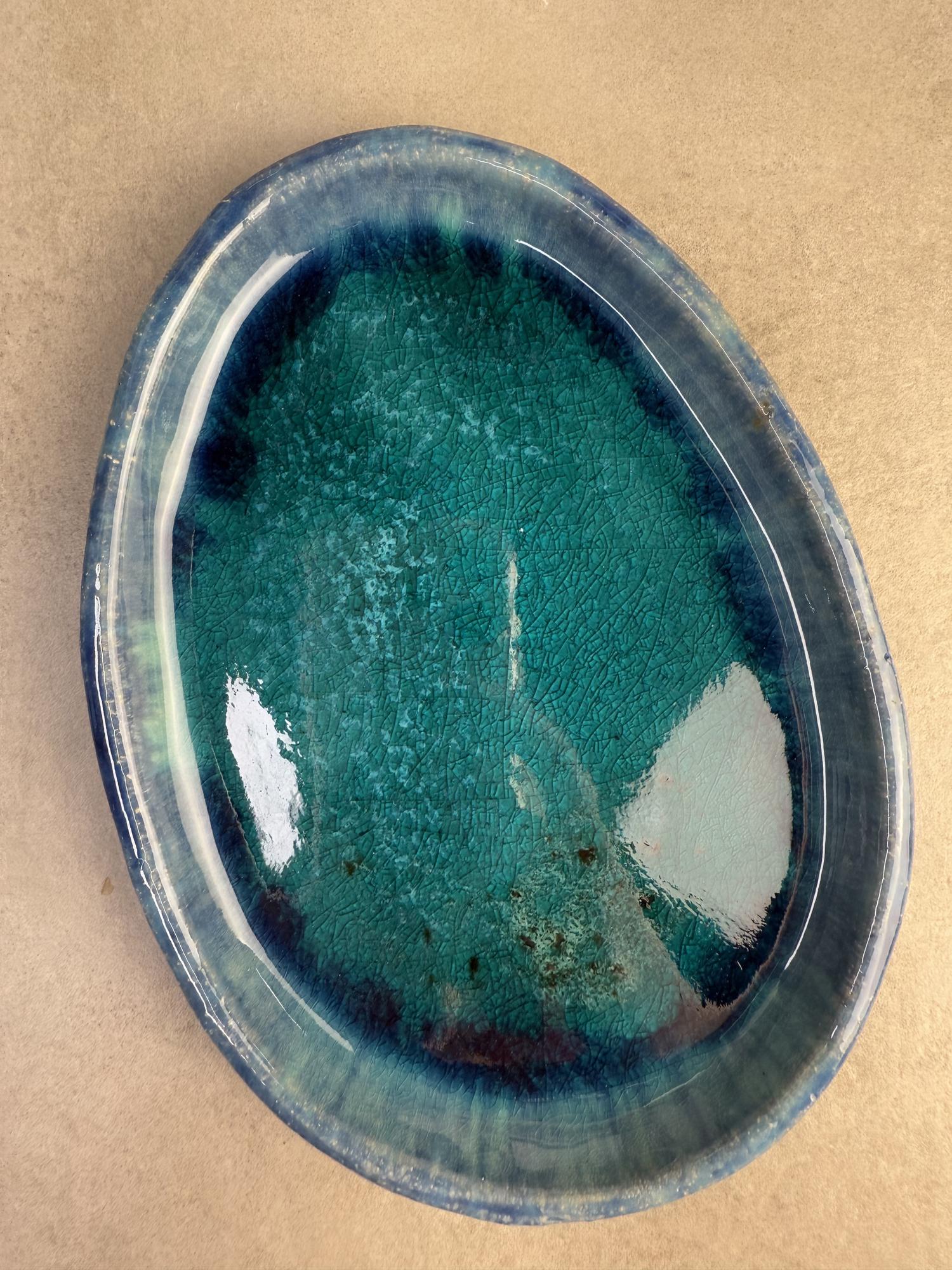 Тарелка овальная  Диаметр 21/15 см