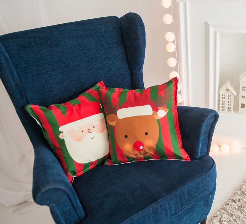 Новогодний набор 2 "2 подушки 40*40см"