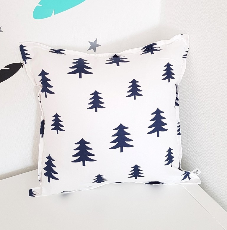 Подушка "Синие Ёлочки"