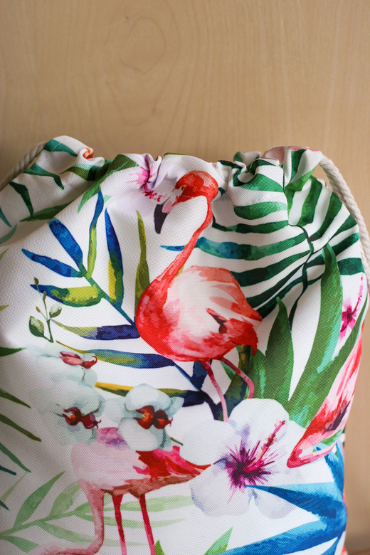 ARTIGIANO CONTEMPORANEO Сумка-мешок "Розовый фламинго"