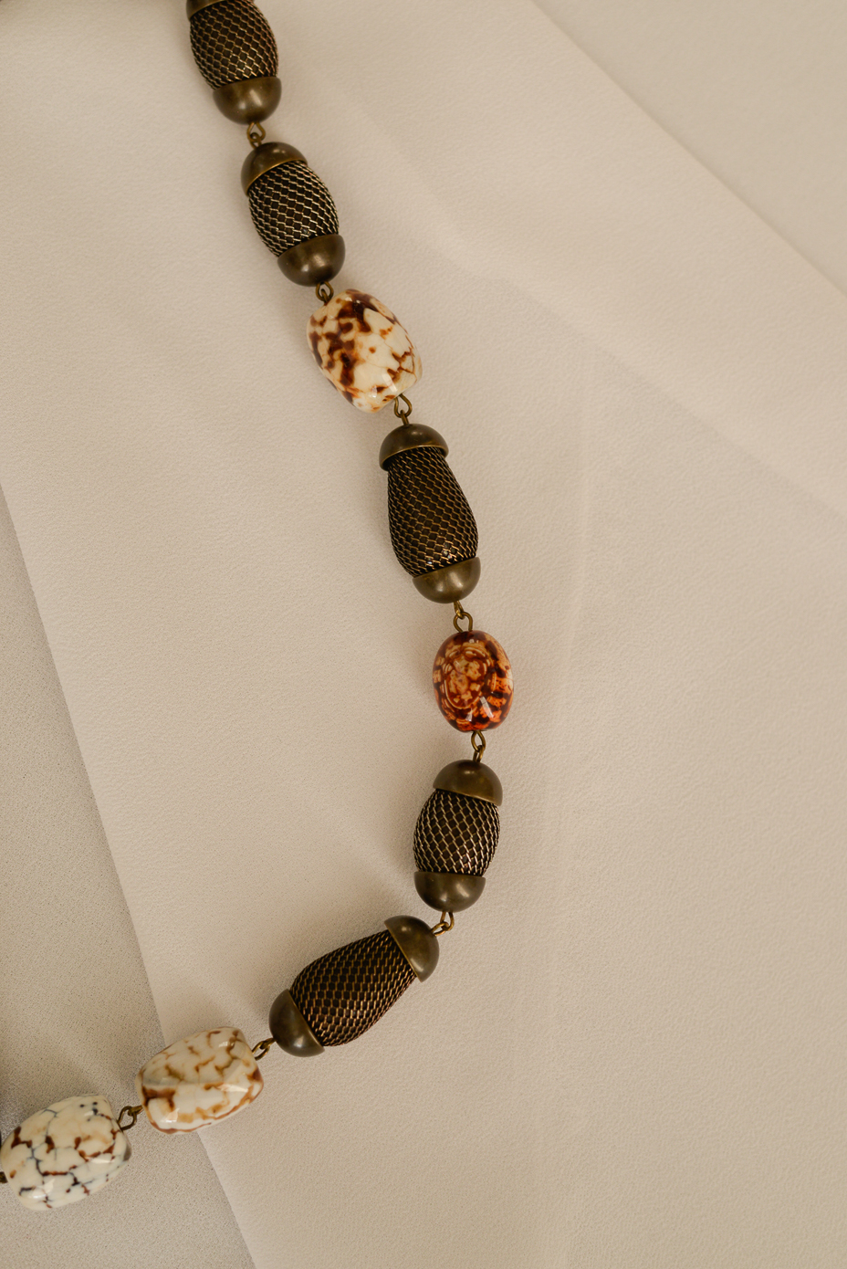 JOZICA Колье с металлизированными деталями