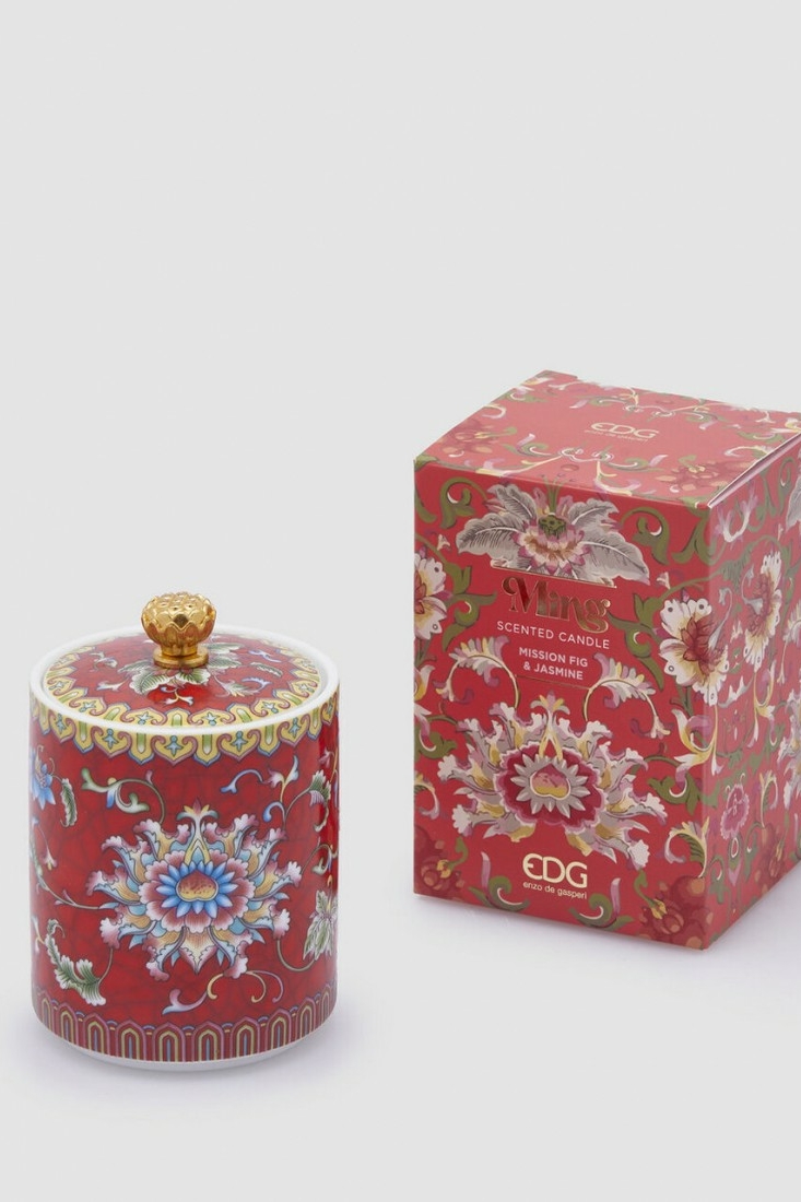 EDG Cвеча в керамическом стакане с ароматом фиговое дерево/жасмин