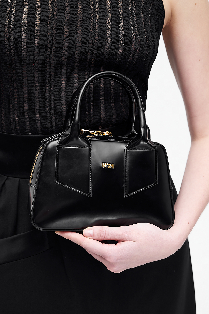N21 Сумка Bauletto mini из премиальной кожи теленка