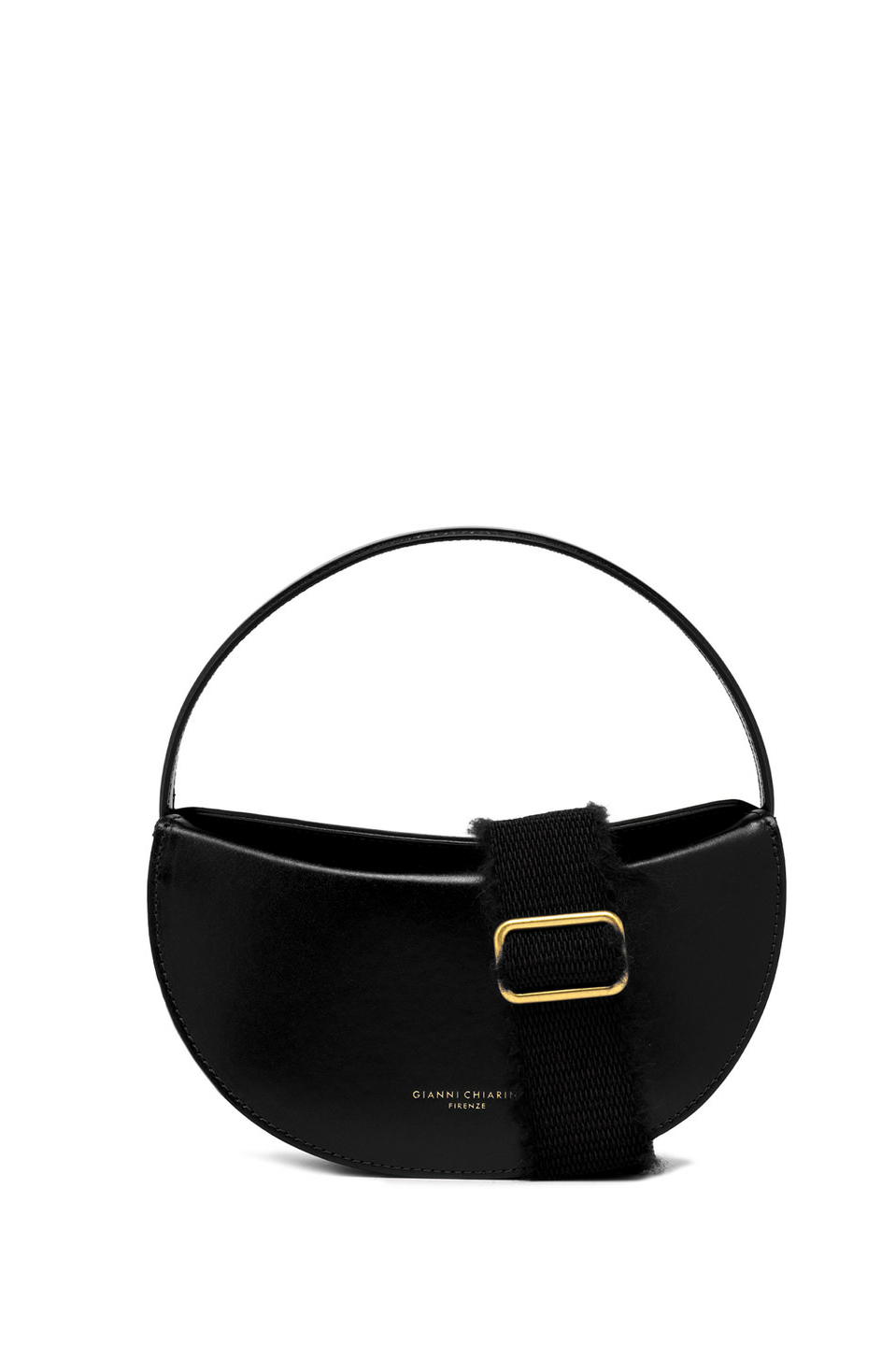 GIANNI CHIARINI Сумка CLELIA округлой формы из премиальной кожи