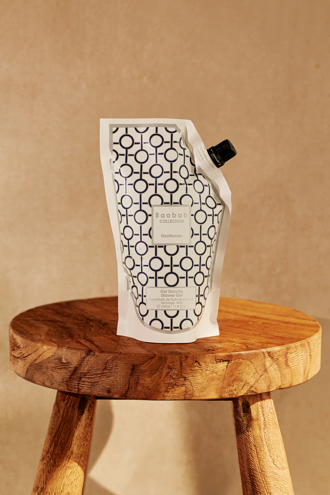 BAOBAB Рефилл, Гель для душа Gentlemen из коллекции Body Wellness: ром, шафран