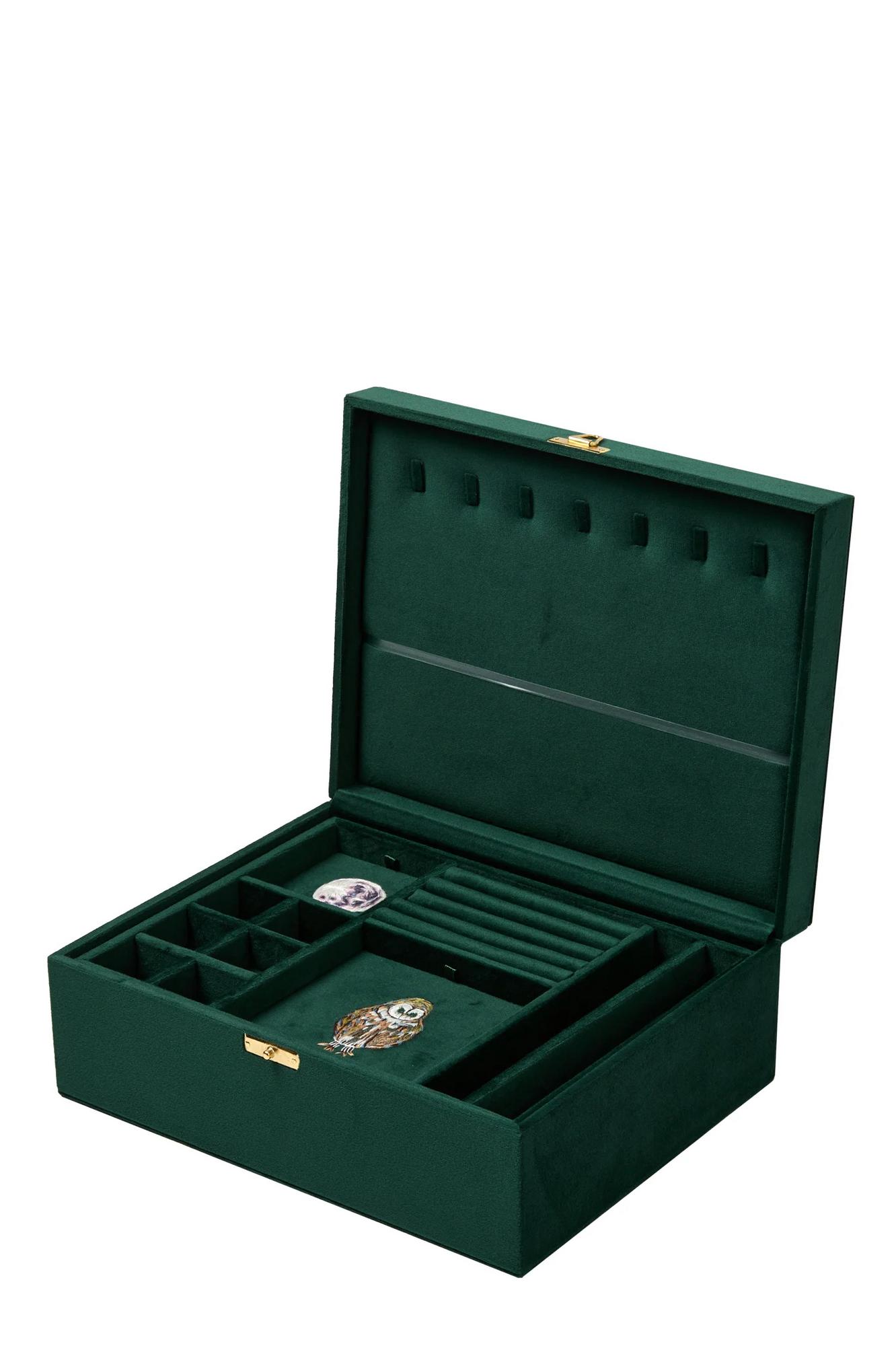 SITIS Шкатулка для украшений Emerald, двухуровневая