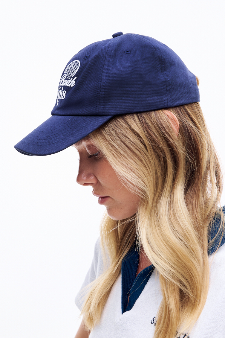 MC2 SAINT BARTH Бейсболка унисекс из хлопка с вышивкой Tennis club