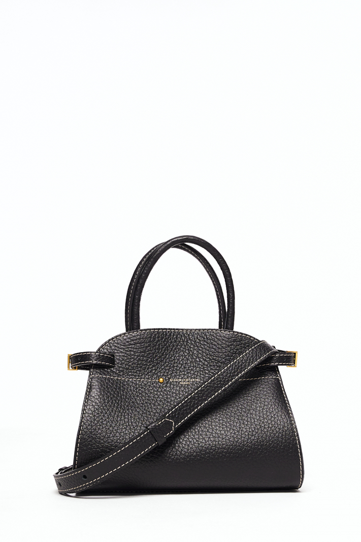 GIANNI CHIARINI  Сумка из премиальной кожи FARAH mini в черном цвете