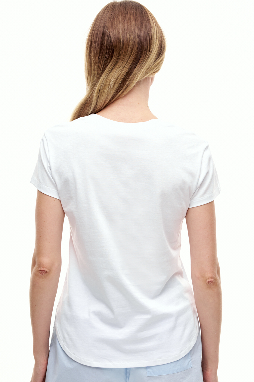 MERCÍ Футболка приталенного кроя с принтом ART