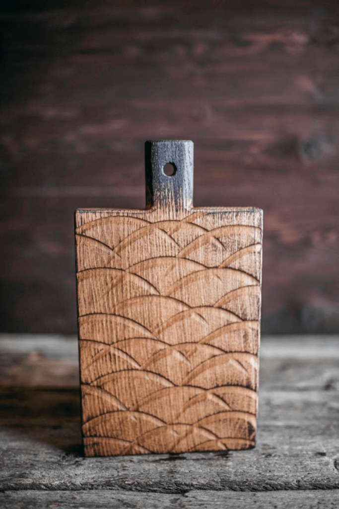 Доска для подачи дизайнерская шероховатая 14