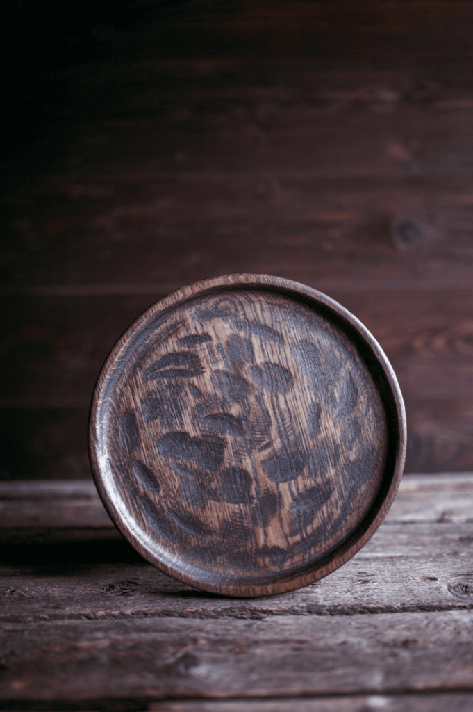 Доска для подачи дизайнерская круглая