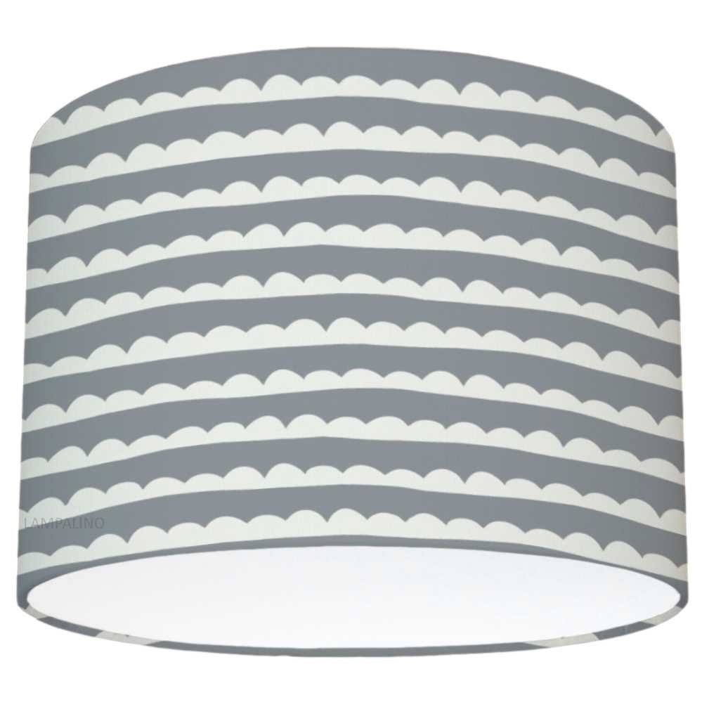 абажур с принтом 7 волны