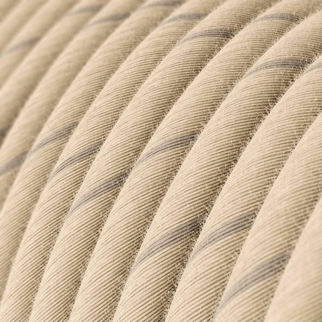 Провод текстильный Cotton and Linen Oat Vertigo