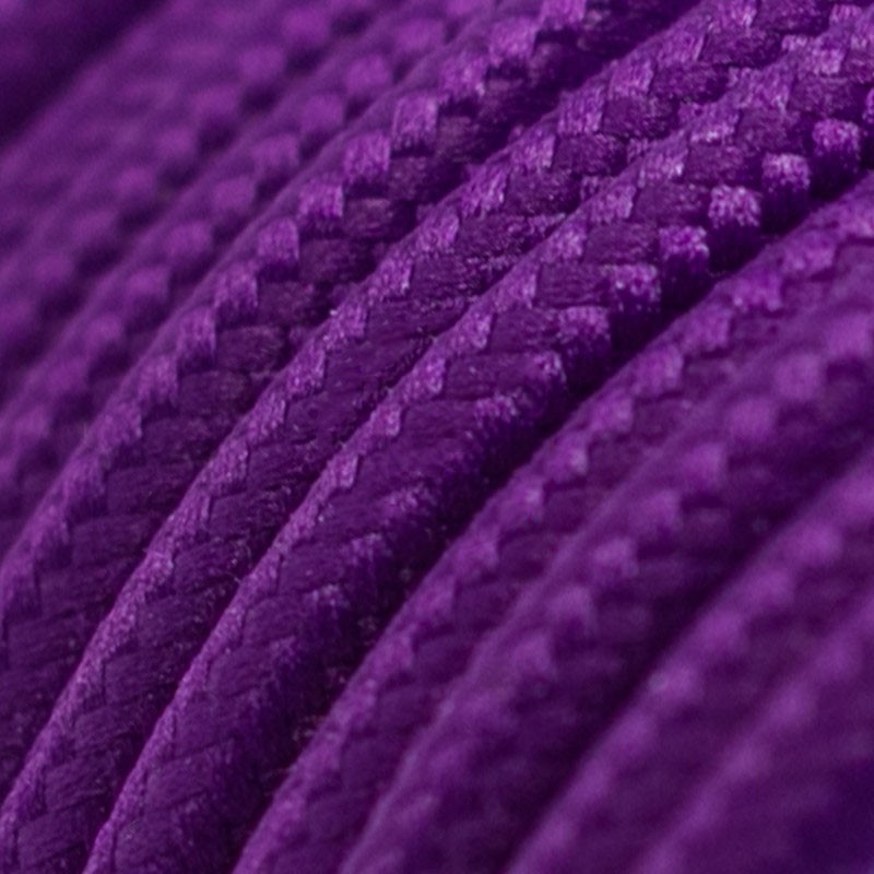 провод электрический фиолетовый в тканевой оплетке