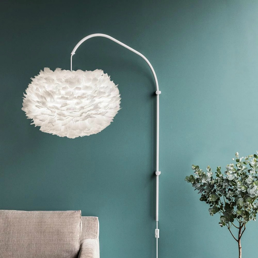 Основание настенное одиночное Willow белое