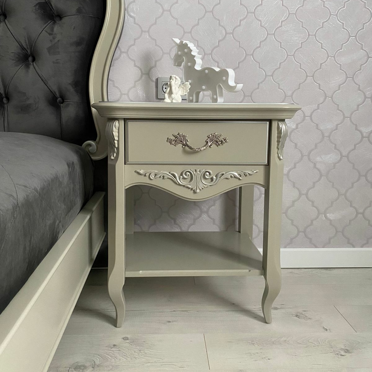 ПРИКРОВАТНАЯ ТУМБА 1 ЯЩИК APg149-K02-G