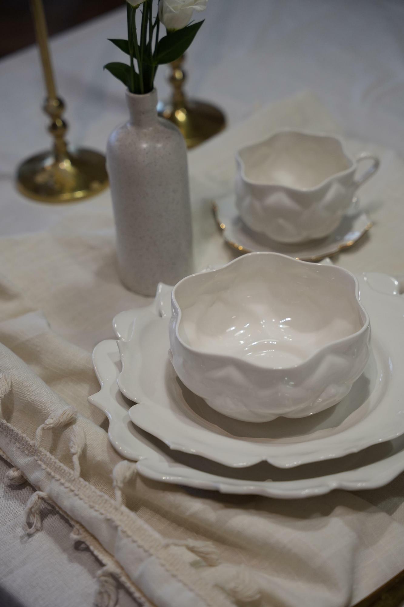 Пиала Лотос белая