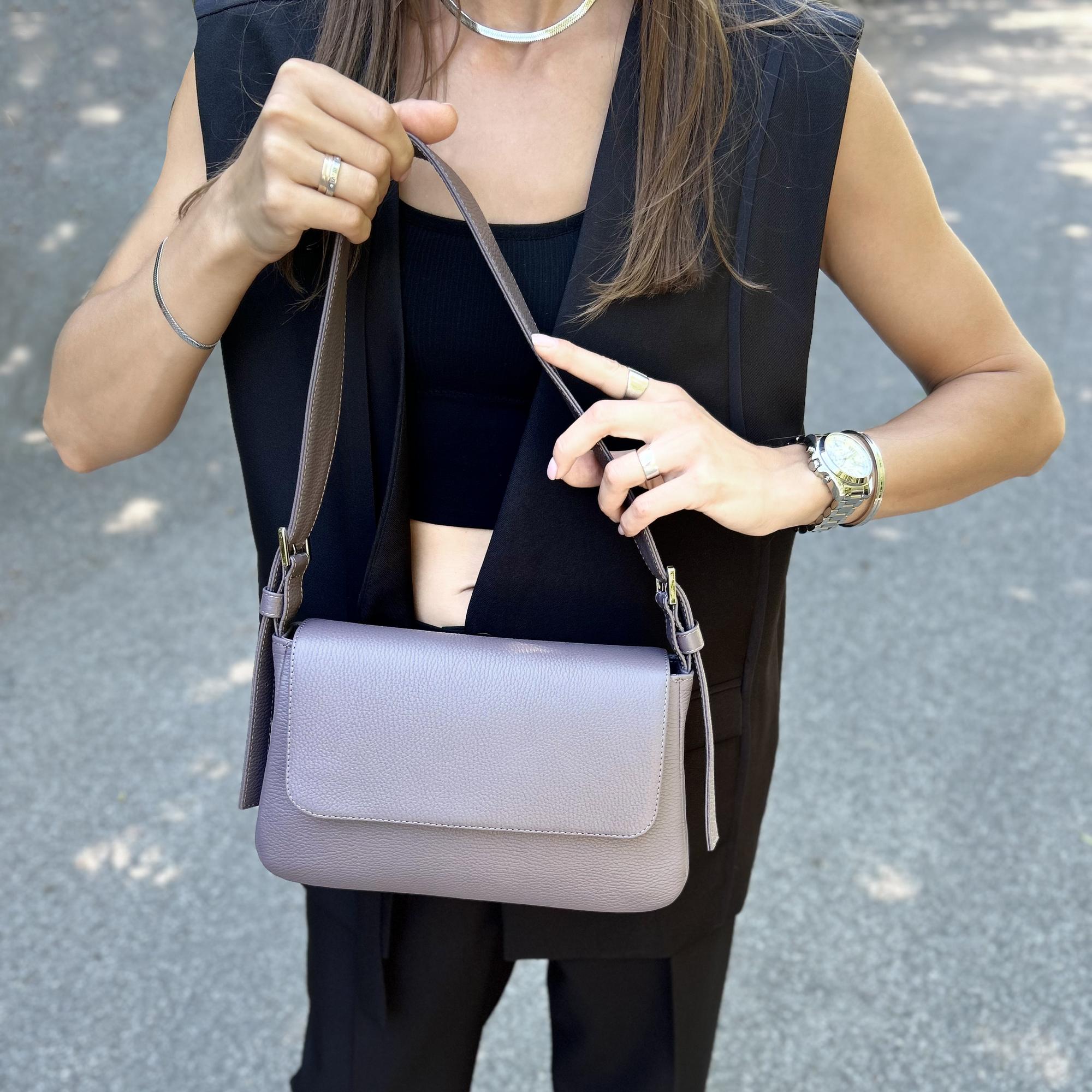 СУМКА JOANBAG (ПЫЛЬНЫЙ БАКЛАЖАН)