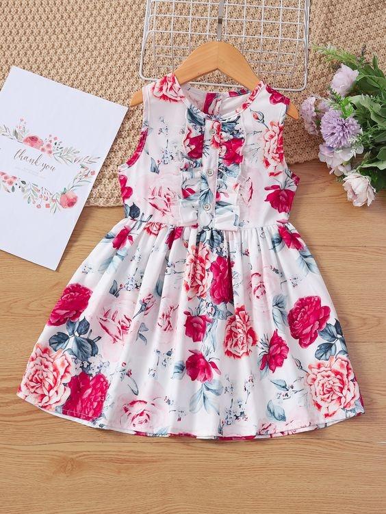 Выкройка платья, рост 92-152