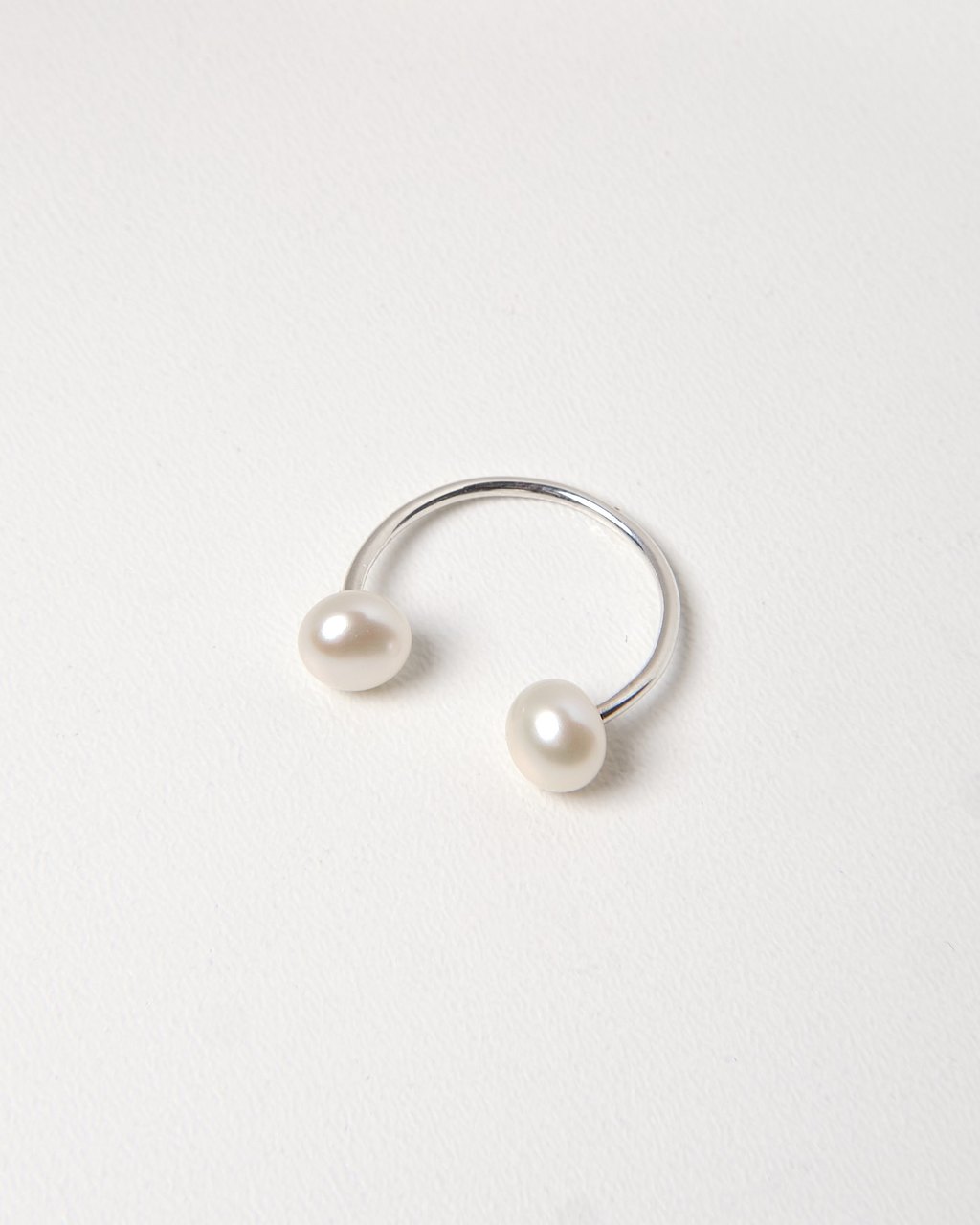 Pearls | открытое кольцо c белым жемчугом