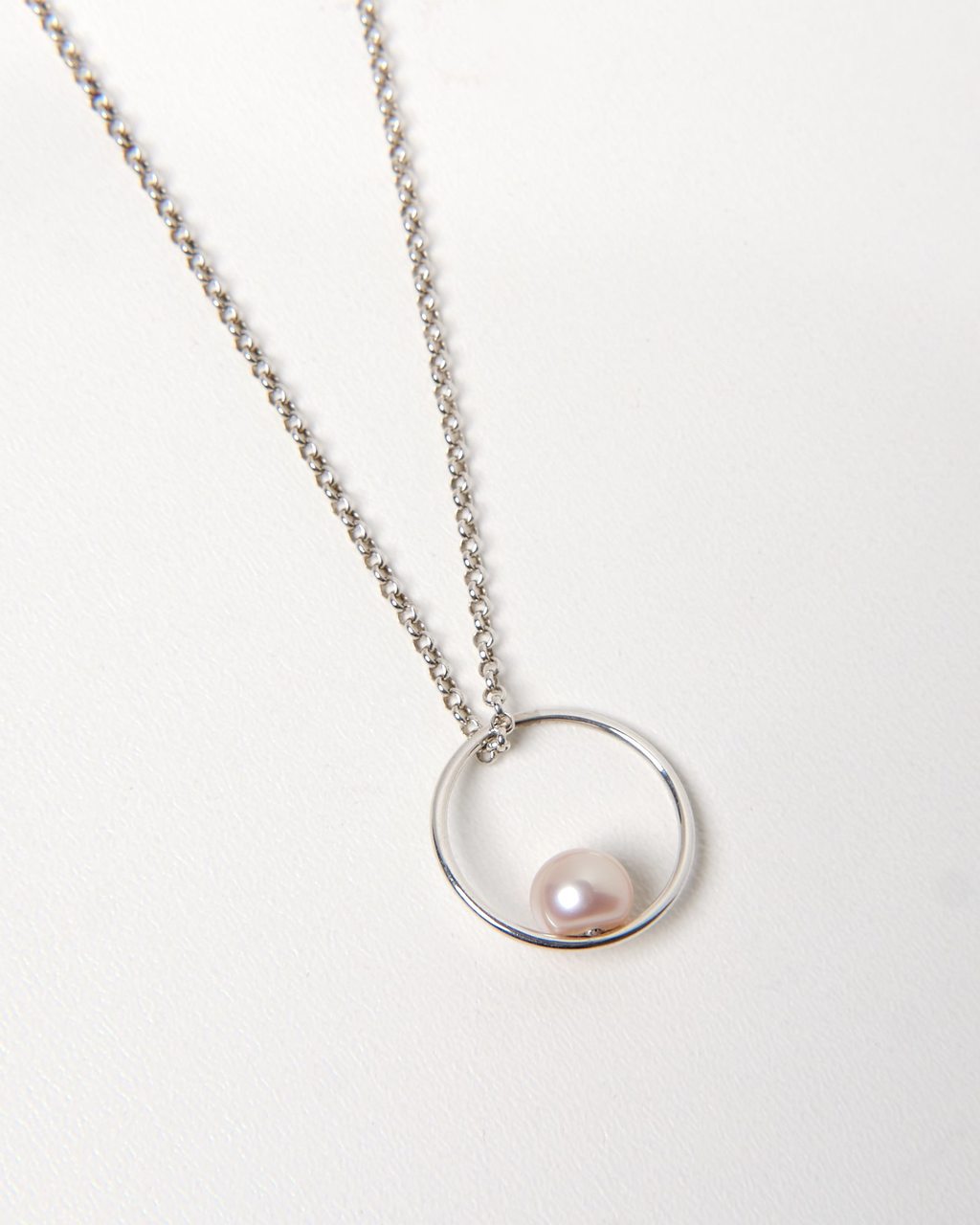 Pearls | подвеска с розовым жемчугом