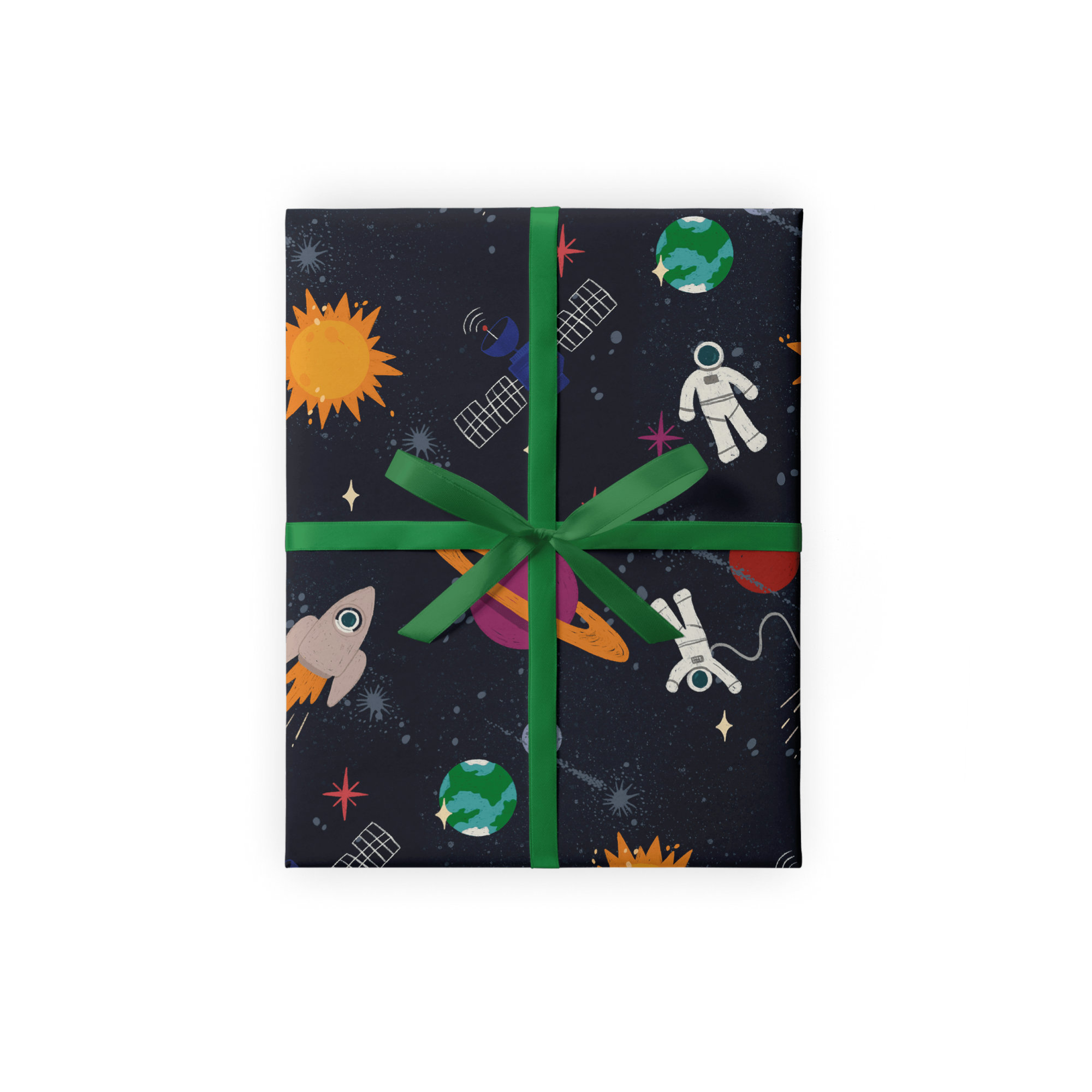 Упаковочная бумага "Космос"