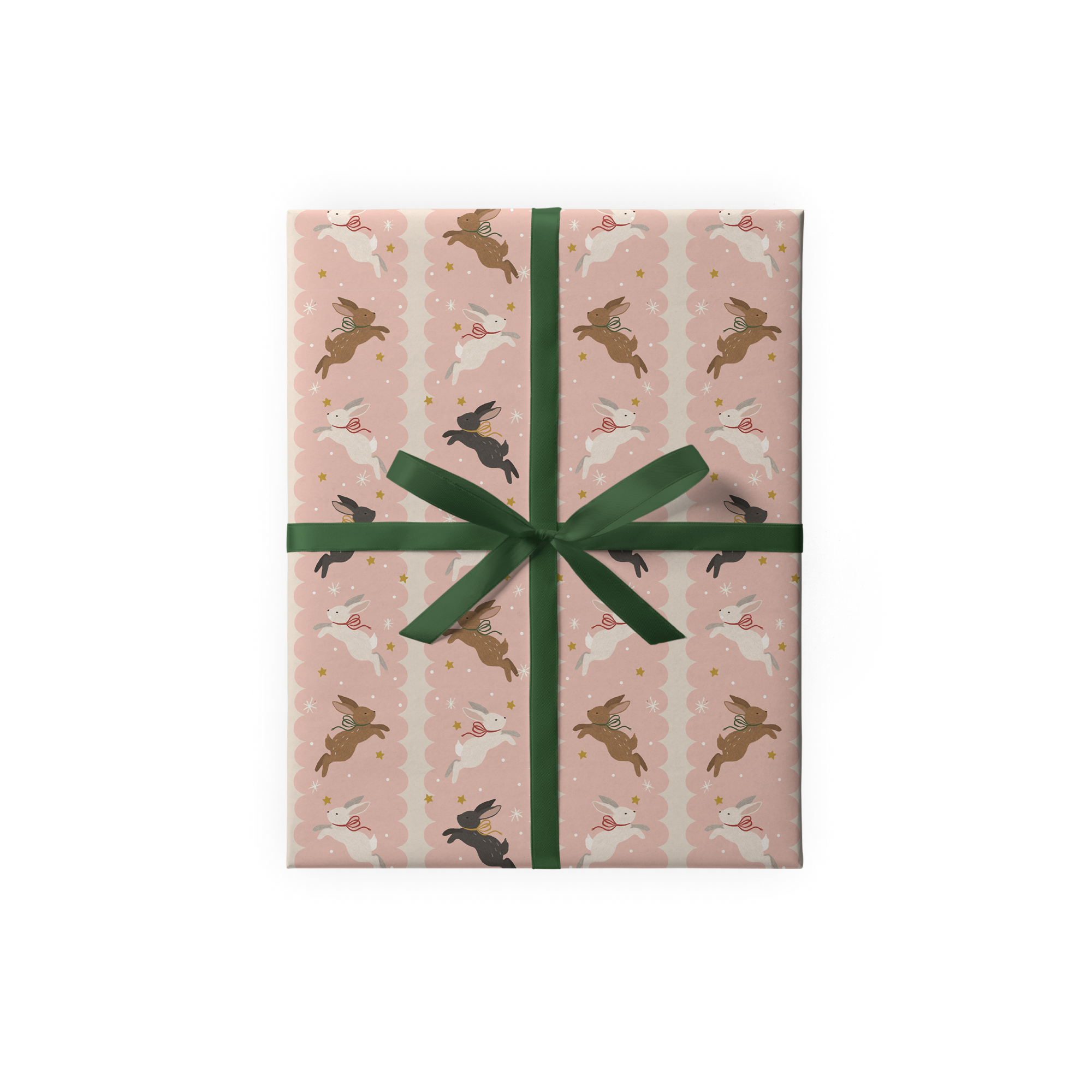 Упаковочная бумага "Зайчики"