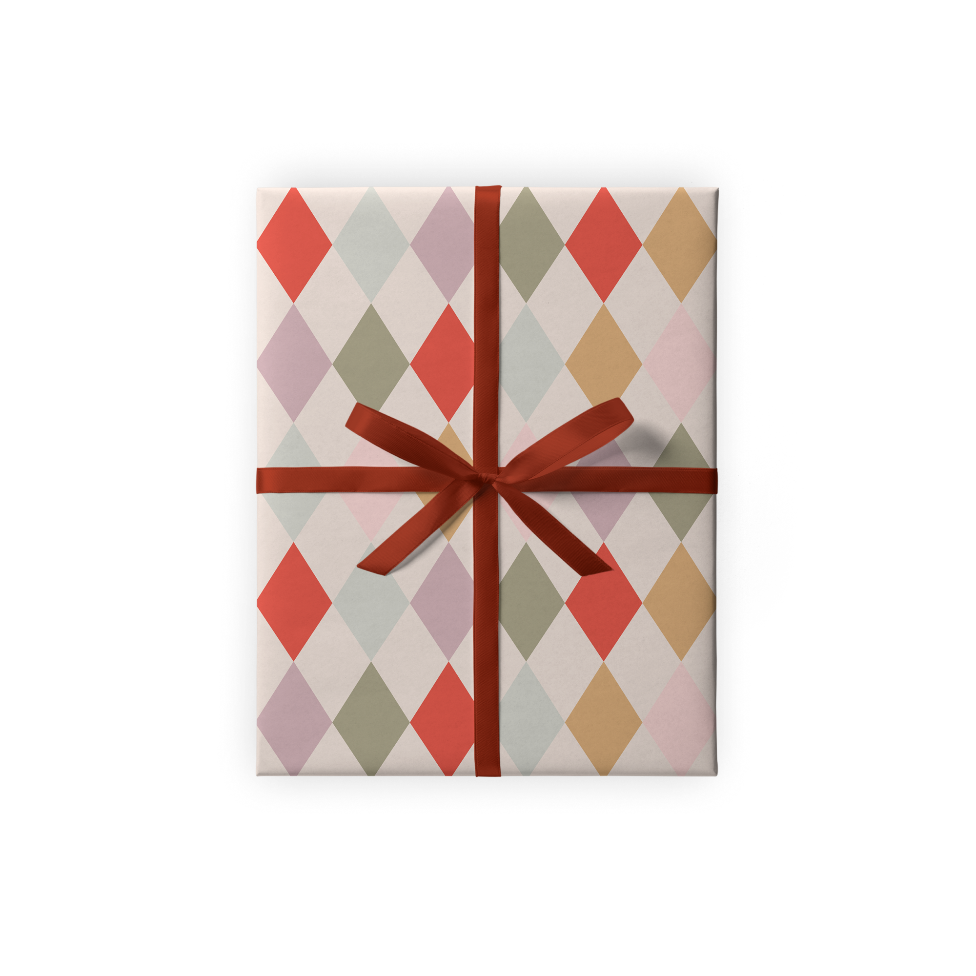 Упаковочная бумага "Ромбы"