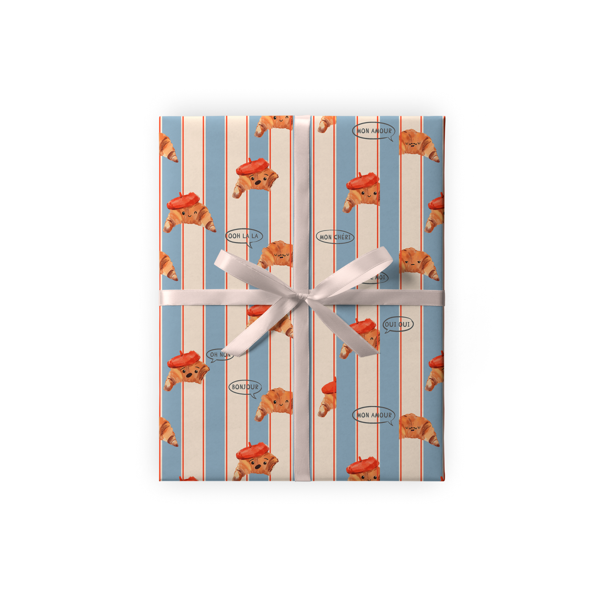 Упаковочная бумага "Месье Круассан"