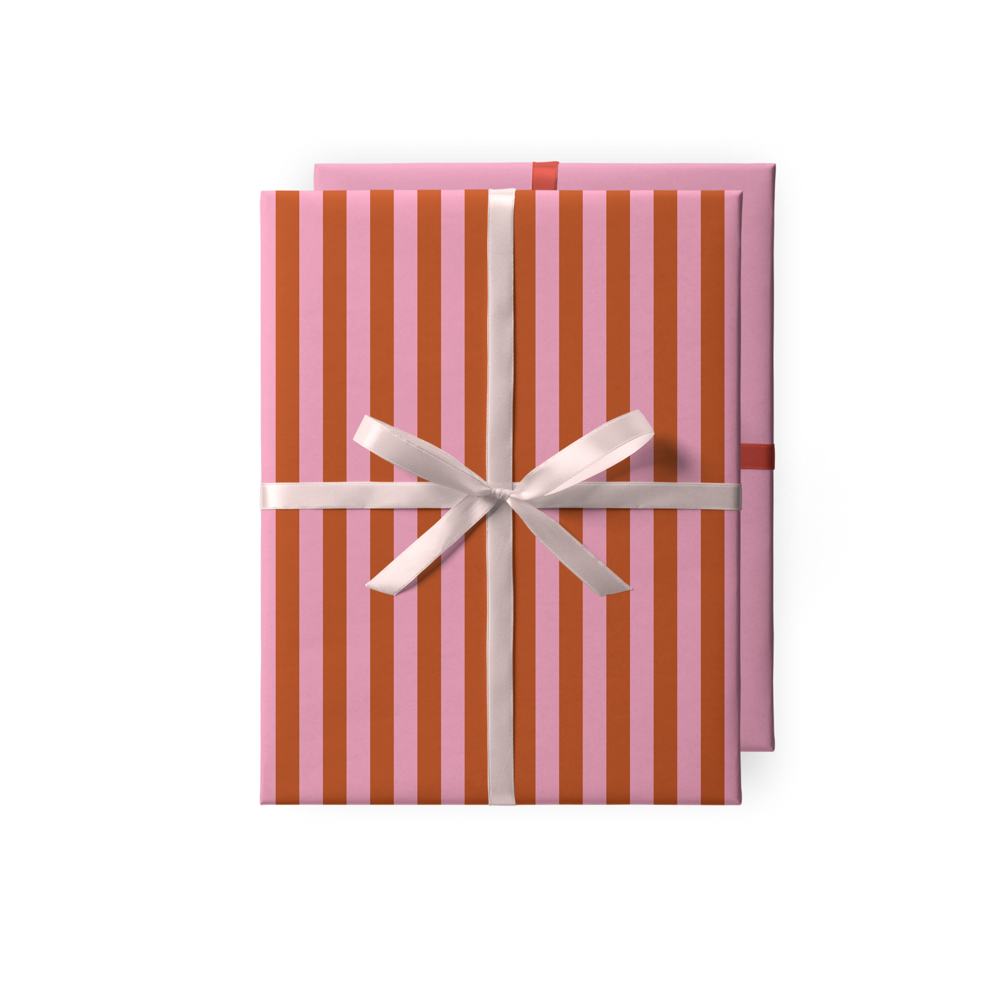 Упаковочная бумага "Розовый пунш" двусторонняя