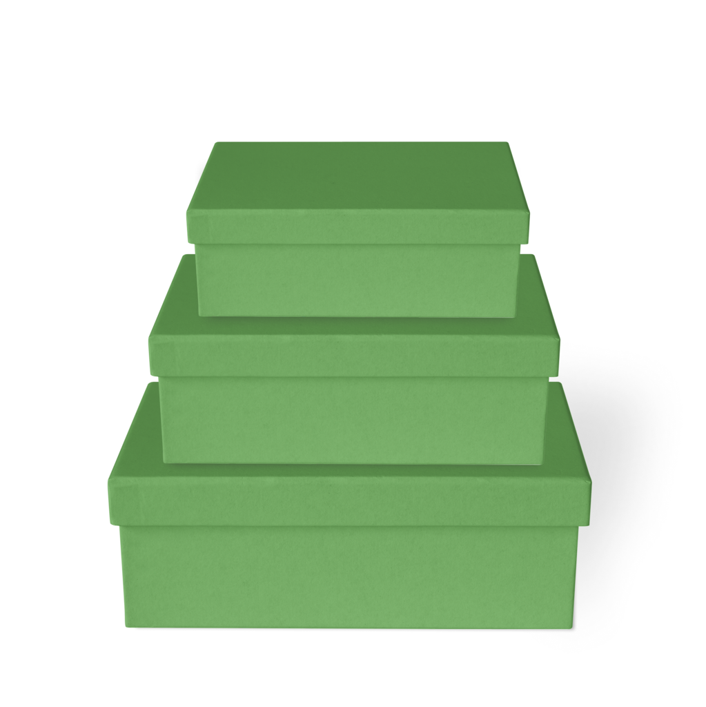 Подарочная коробка "Зеленое яблоко"