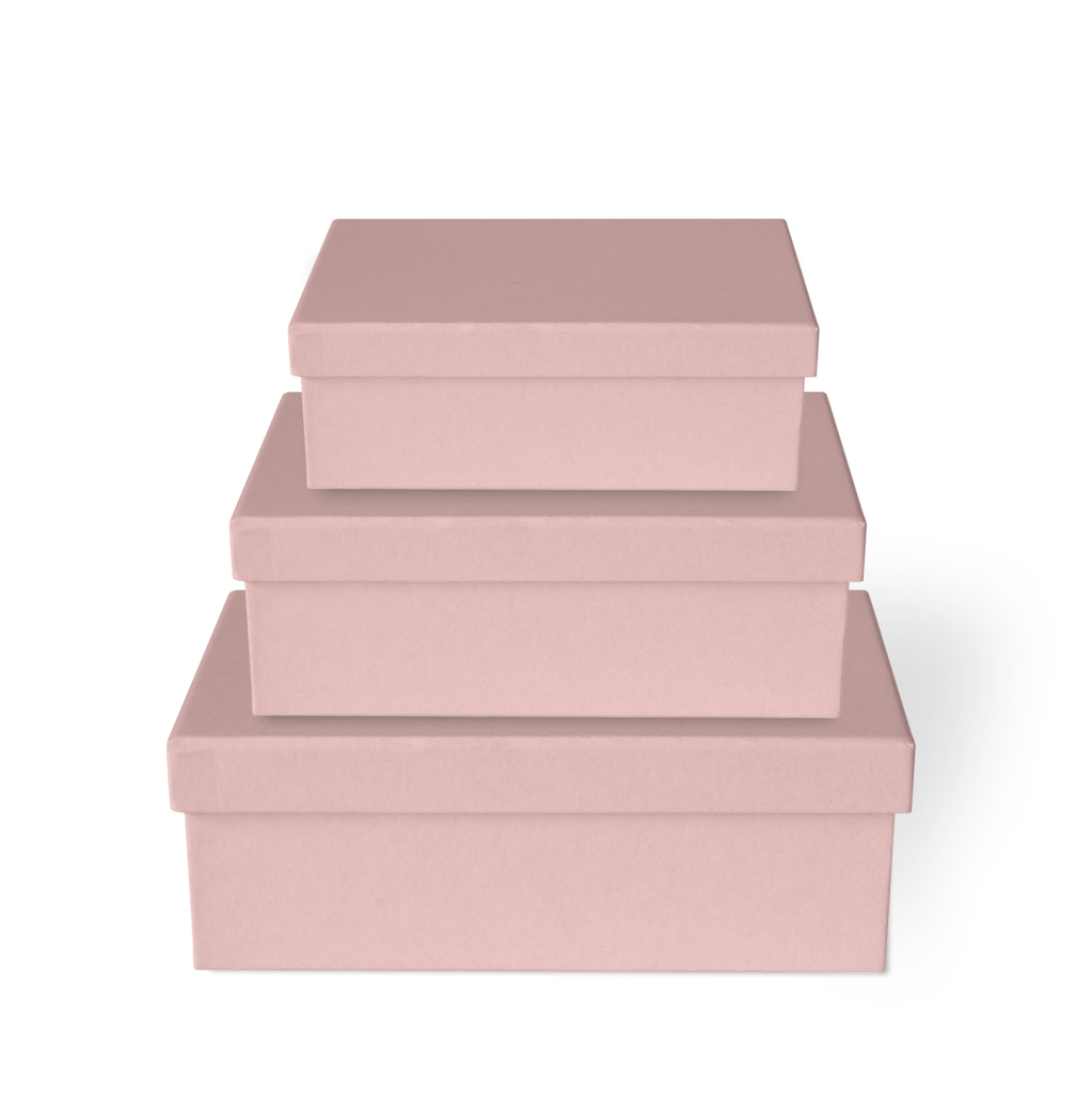 Подарочная коробка "Розовый пион"