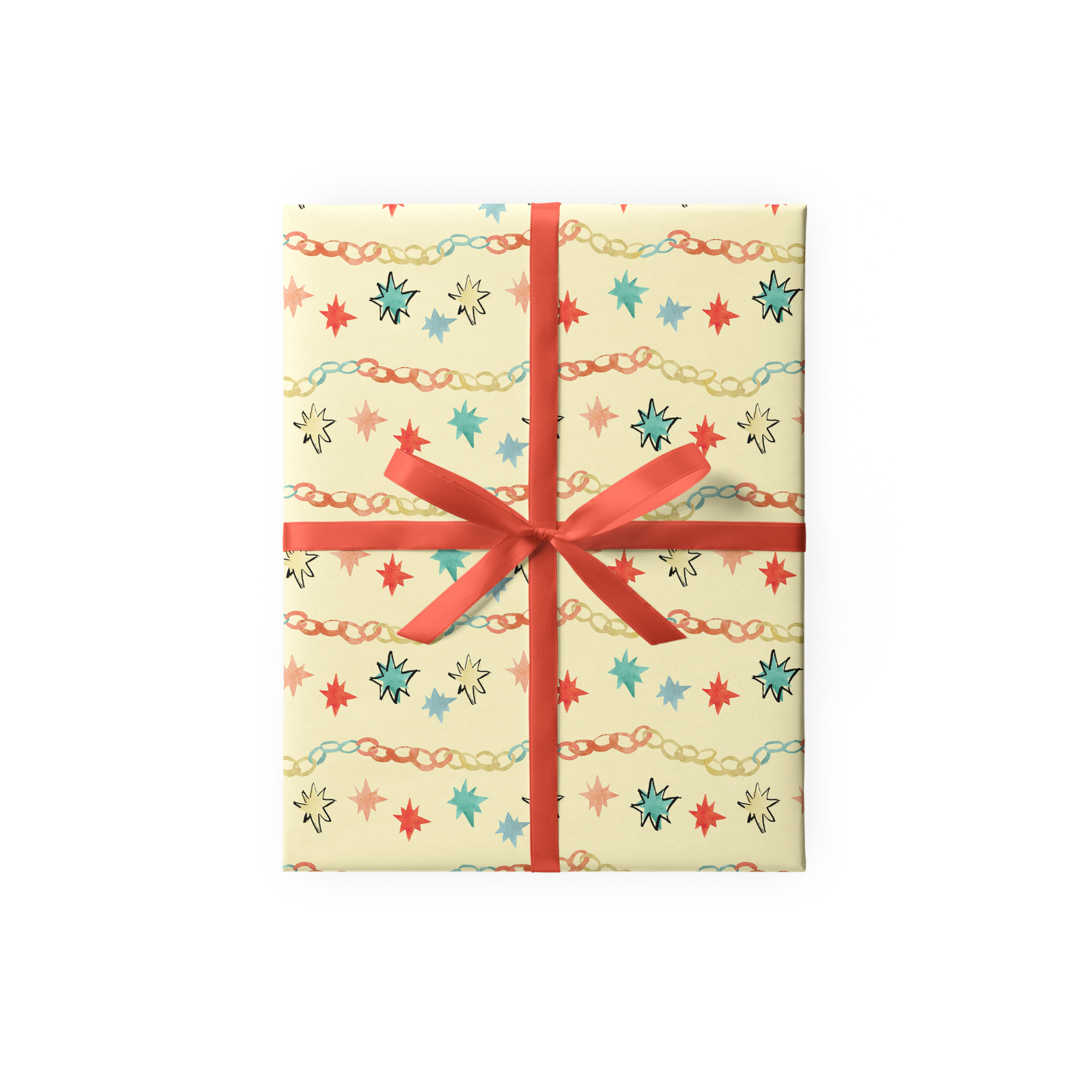 Упаковочная бумага "Гирлянда"