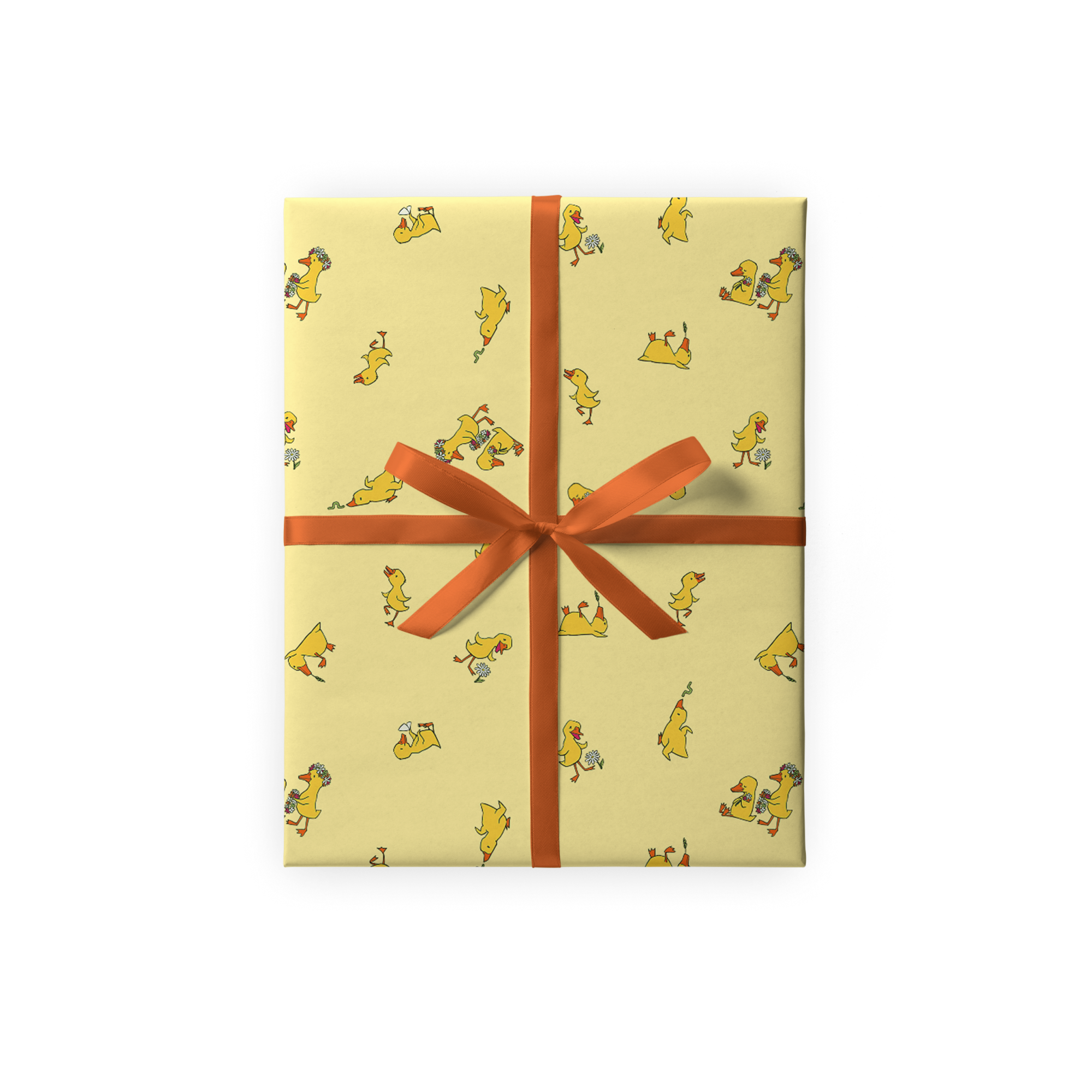 Упаковочная бумага "Утята"