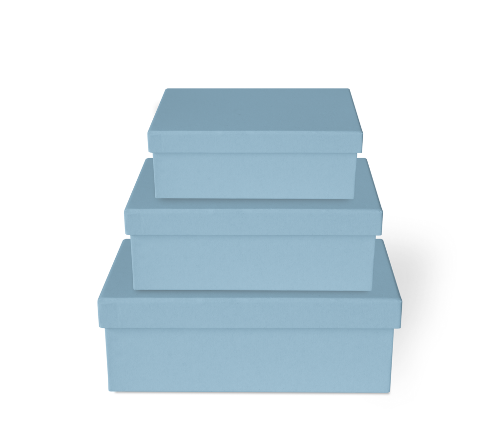 Подарочная коробка "Голубая"