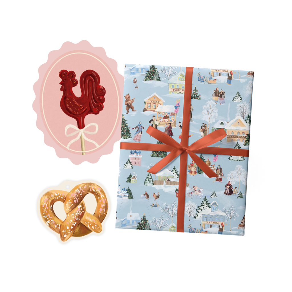 Набор для упаковки "Зимние гулянья"