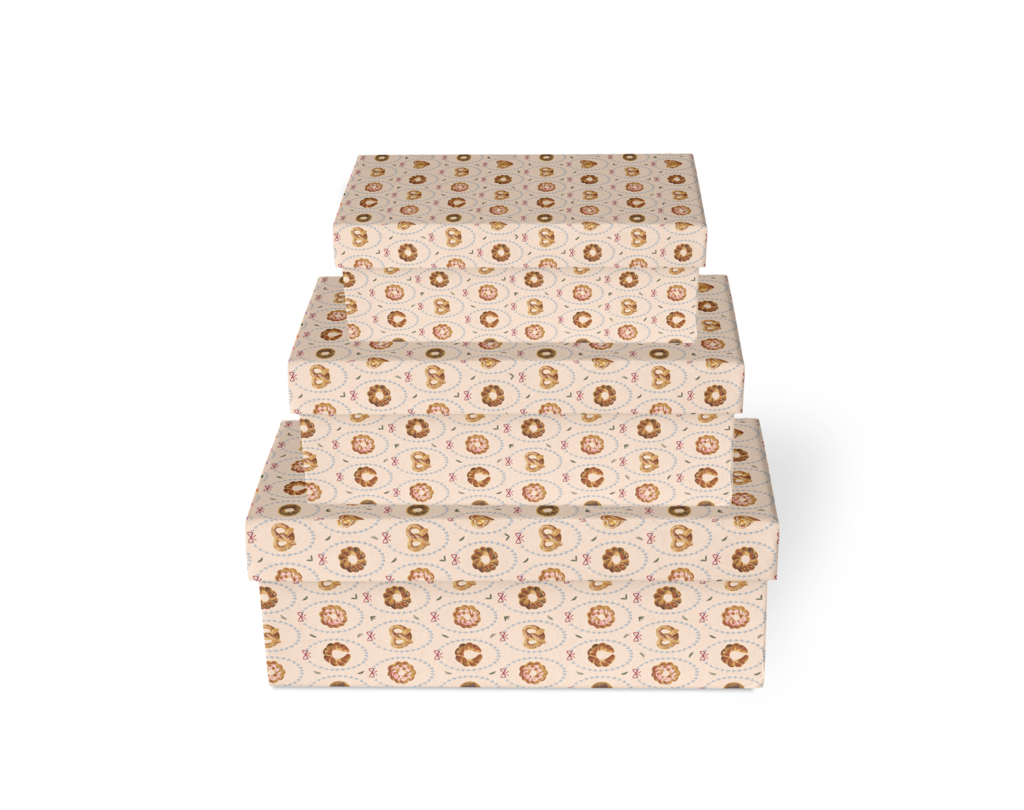 Подарочная коробка "Булочная"